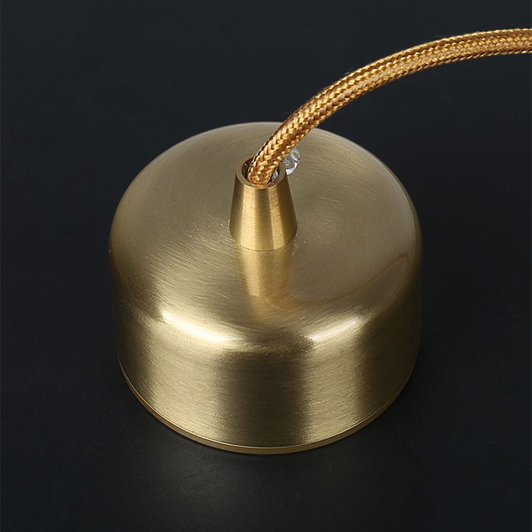 Luz de cilindro Luz contemporánea de estilo contemporáneo 1 accesorio de iluminación colgante de luz en oro