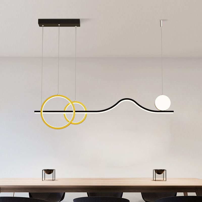 Modern Hanging Ceiling Light 4 Light Pendant Lighting Fixtures for Dining Room