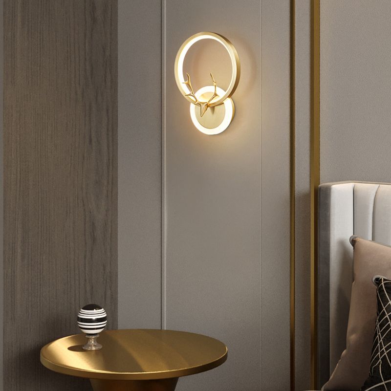 Contemporary Wall Sconce Copper Sconce Light Fixture for Bedroom