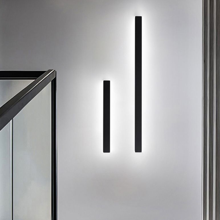Rectangle Wall Light Modern Style LED Indoor Bedroom Line Wall Lamp Fixture