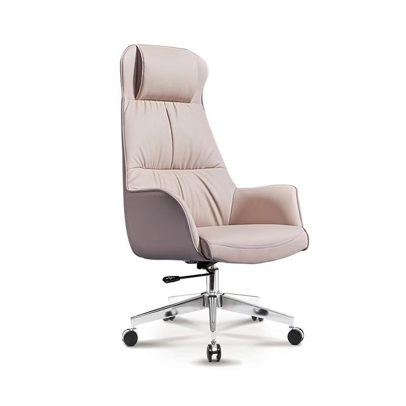 Contemporary No Distressing Managers Chair Faux Leather Office Chair