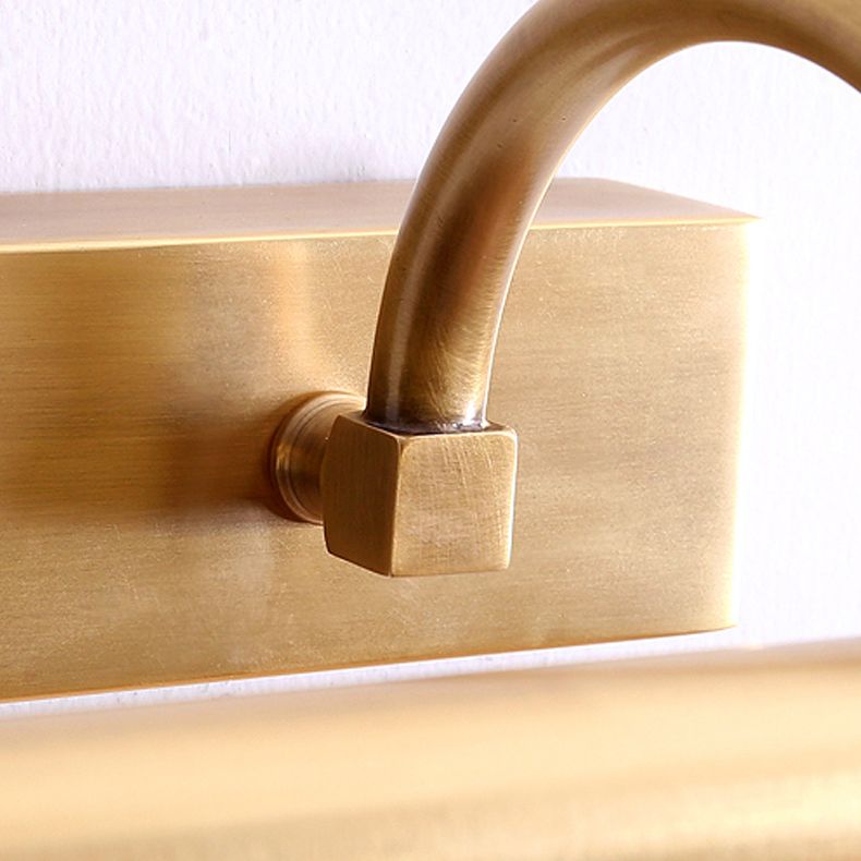 1 lichte metalen wandverlichting moderne spiegel lineaire wandgemonteerd verlichtingsbeveiliging