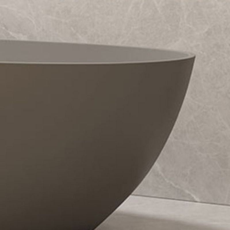 Soaking Stand Alone Bathtub Antique Finish Back to Wall Bath Tub (Faucet not Included)