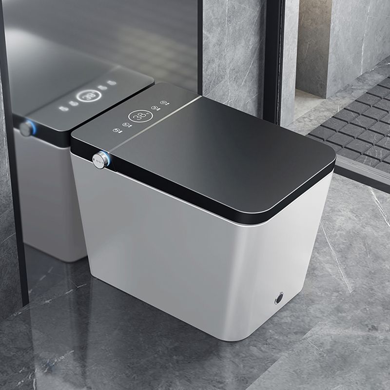 Modern Floor Mounted Flush Toilet Heated Seat Included Urine Toilet for Bathroom