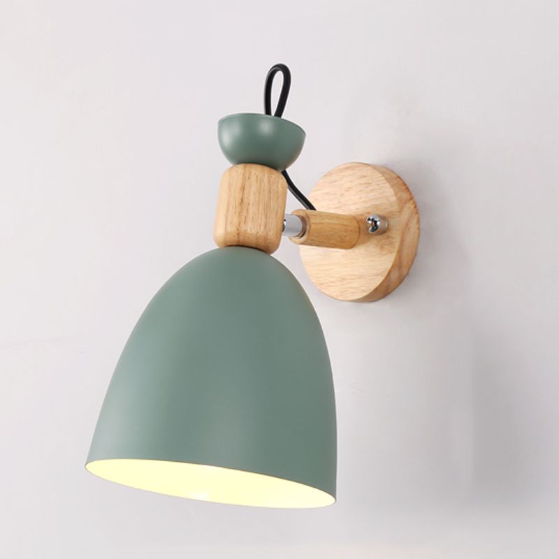 Geometrische Metallwandleuchten moderne nordische Macarons Einlichtwandmontiertes Licht