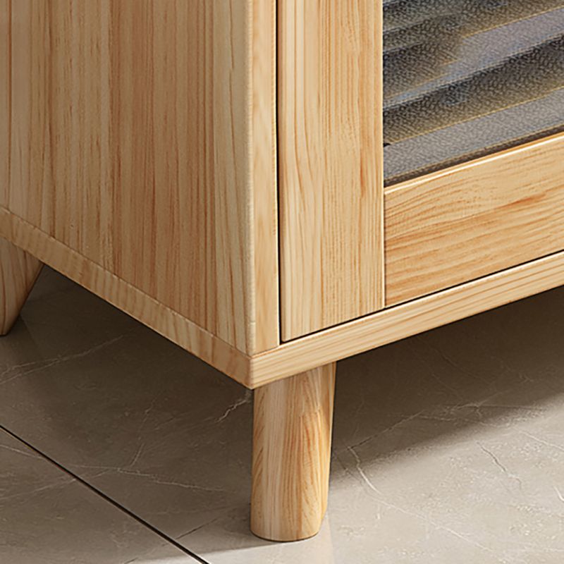 Contemporary Wooden Bookcase Vertical Closed Back Bookshelf for Home Office