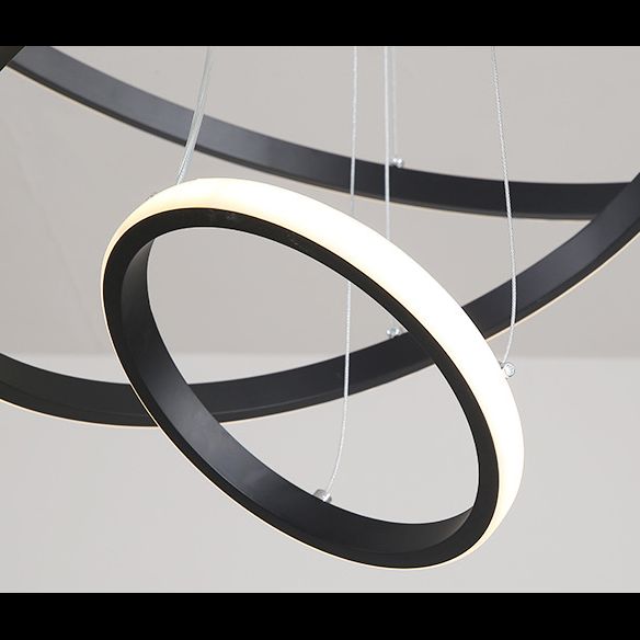 Accesorios de iluminación colgante circular