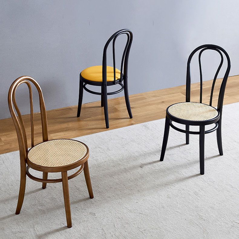 Sillas tradicionales de madera para interiores y exteriores Silla auxiliar con respaldo Windsor