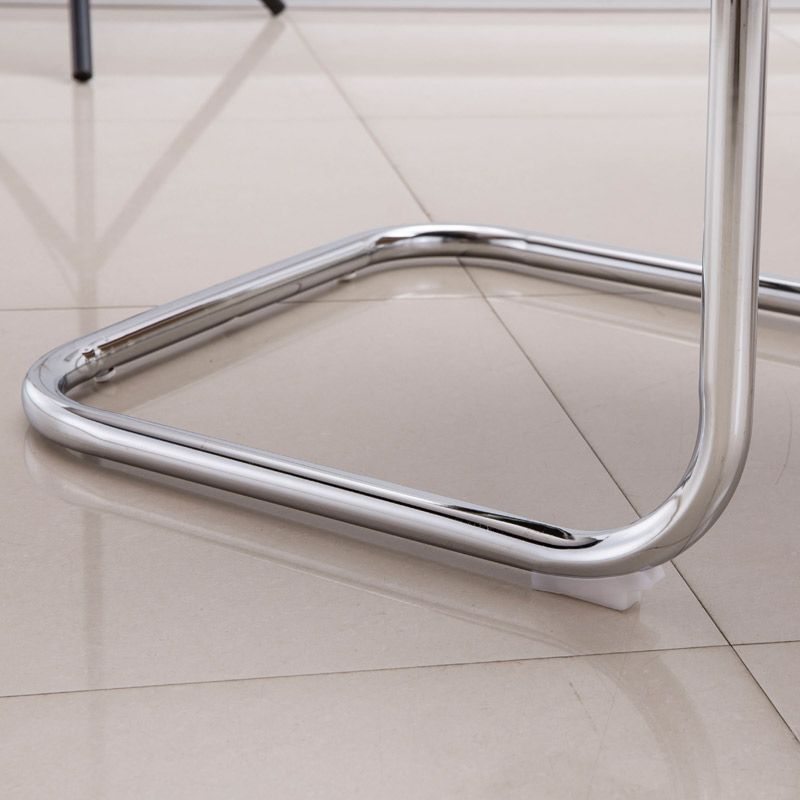 Ergonomic Computer Chair with Metal Frame Microfiber Contemporary Office Chair