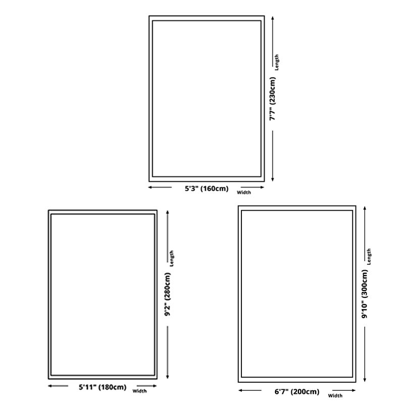 Red Graphic Rug Blending Contemporary Rug Washable Rug for Living Room