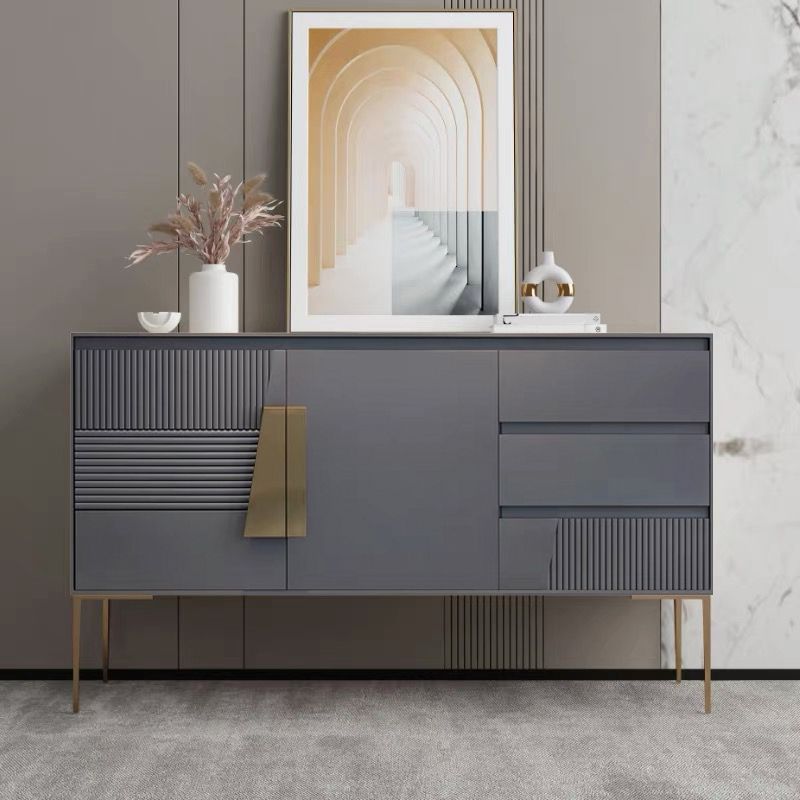 Luxury Style Storage Sideboard Rectangle Home Sideboard Cabinet