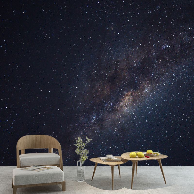 Universe Mural Wallpaper Moisture Resistant Wall Covering for Living Room Decoration