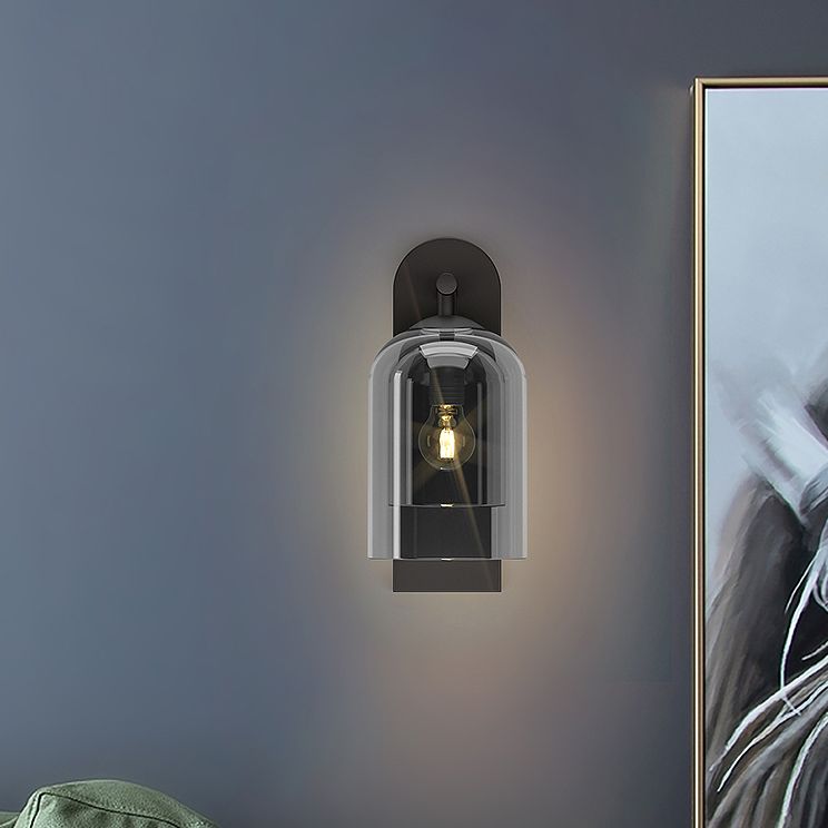 Schattierte Leuchten Wandleuchte nordisch minimalistische Glas 1 leichte Leuchten für das Wohnzimmer