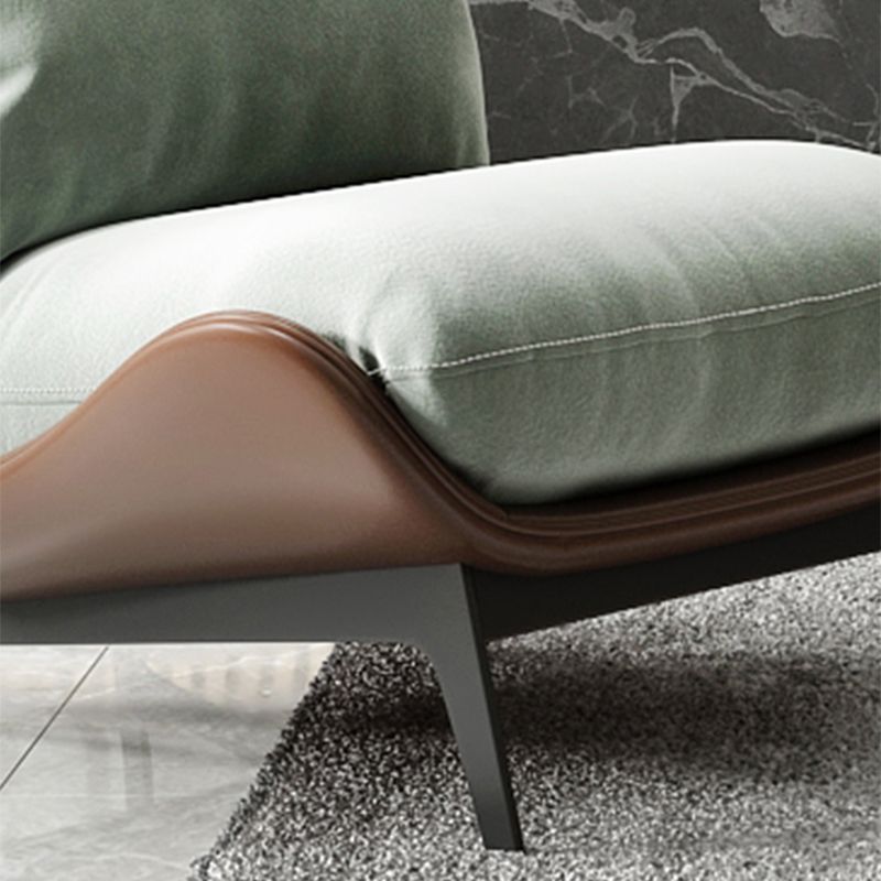 Velvet Armless Chair Pillow Back Chair for Living Room, 30.70" Wide