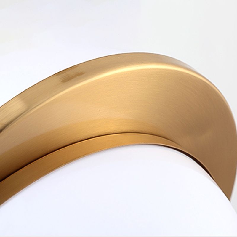 Lampe suspendue en bronze en acrylique dans un style artistique moderne électroplate Copper Globe Pendant Light