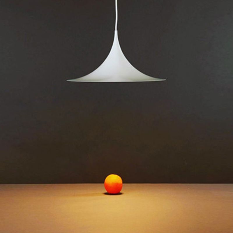 Contemporain 1 Head Metal Pender Light Fitting Cone Suspension Lighting Ayémorrat pour salle à manger