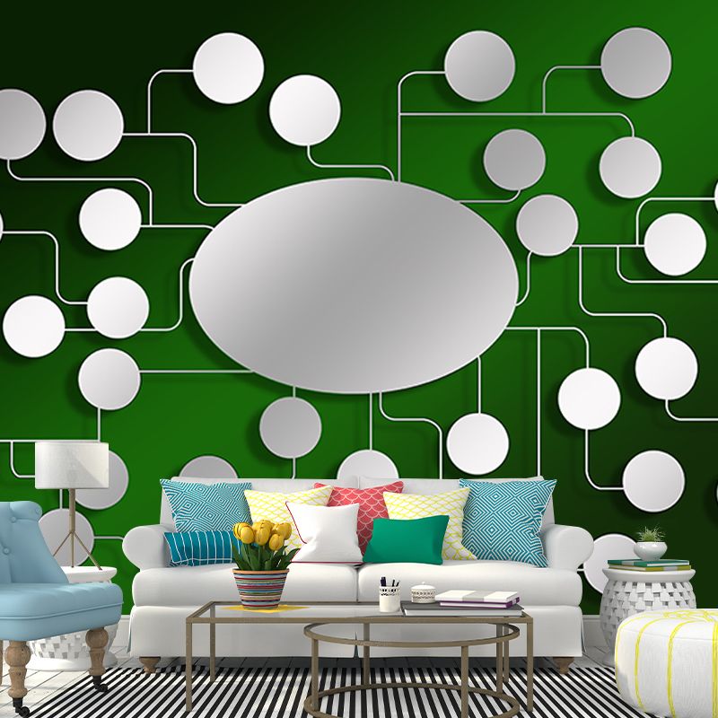 Geometry Minimalist Mural Wallpaper Full Size Wall Covering for Accent Wall