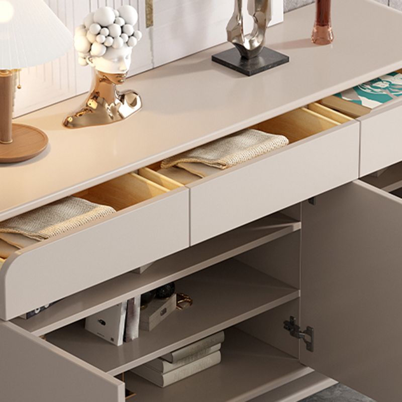 Modern Standard Cabinet White Drawers Included Accent Cabinet