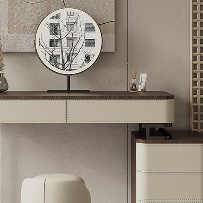 Wooden Make-up Vanity White Makeup Vanity Desk Table with Drawers