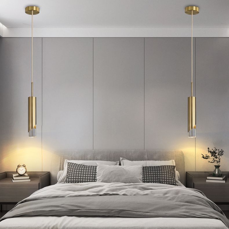 Postmodern Simplicity Cylinder Ceiling Suspension Lamp Acrylic Ceiling Lights Fixture for Restaurant