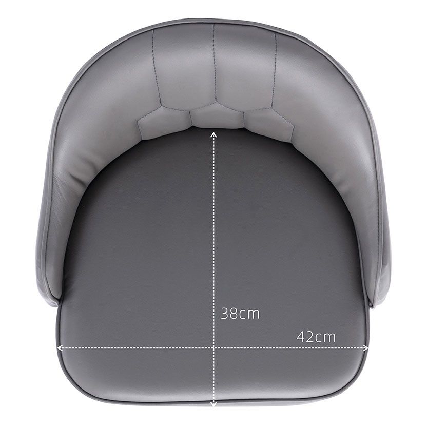 Matte Finish PU Leather Footrest Barstool Scandinavian KTV Stool