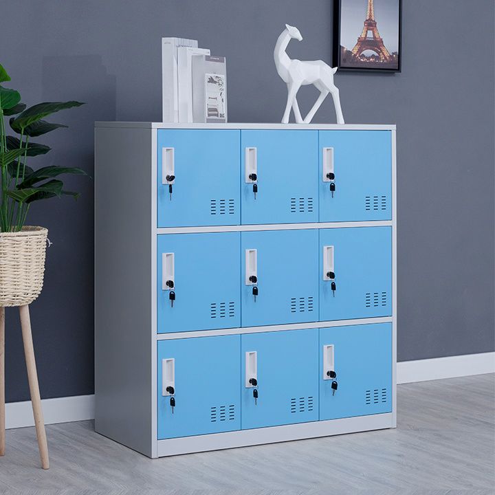 Steel Non-Hanging Storage Cabinet Modern Cabinet with Hinged Doors