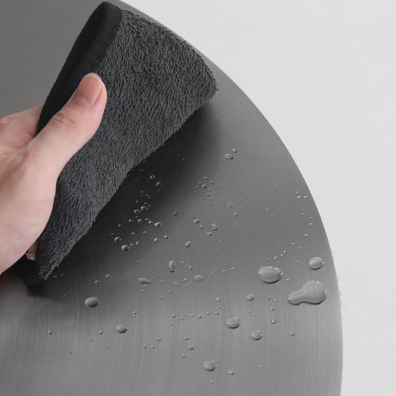 Industrial Stainless Steel Bar Table Silver Round and Square Bar Stool Table