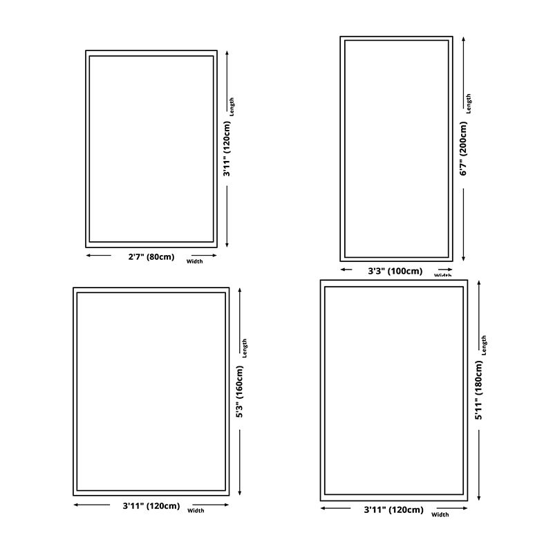 Light Green Minimalist Rug Polyester Graphic Rug Washable Rug for Living Room