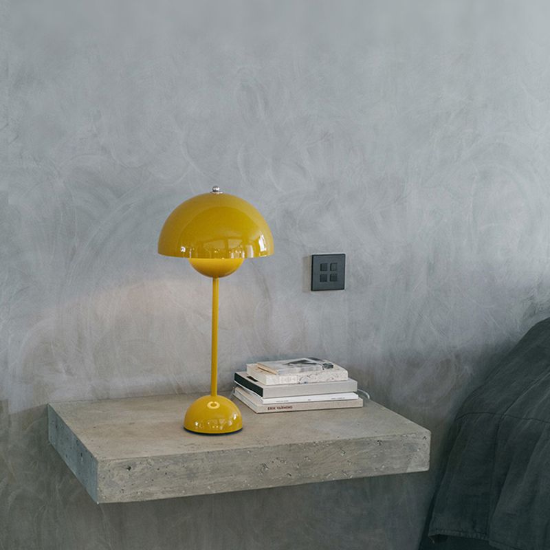 Lampada da tavolo nordica moderna 1 leggero tavolo da tavolo a cupola per sala da studio