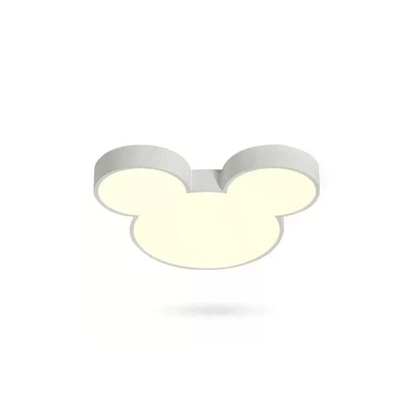 Metal Mouse Flush Massimale Light Cartoon Modern Massimale Fixture Light for Girls Bedroom