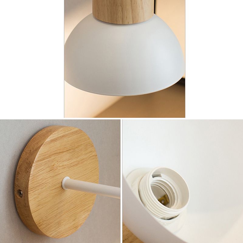 Contemporary Dome Wall Mounted Lights Metal Wall Mounted Lamp for Bedroom