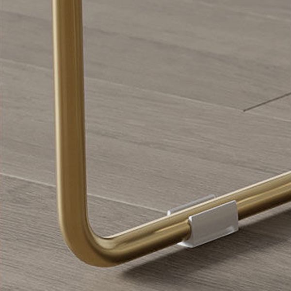 Gold Legs Dining Arm Chair Glam Dining Room Upholstered Chair