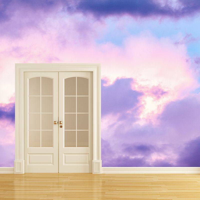 Modern Style Sky Wall Mural Wallpaper Photography Mildew Resistant Wall Covering