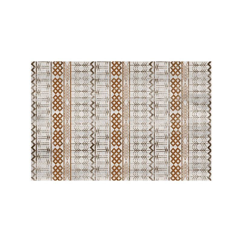 Atrovirens Modern Rug Polyester Pattern Rug Tear Resistant Rug for Drawing Room