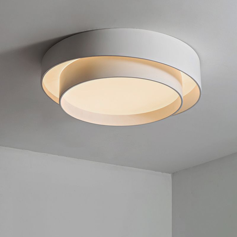 Nordic Modern Flush Mount Ceiling Light LED Spiral Flush Mount Lighting for Bedroom