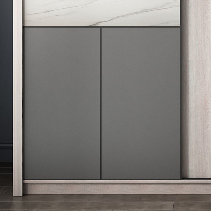 Sliding Wardrobe Closet with Shelves Modern Wardrobe Armoire