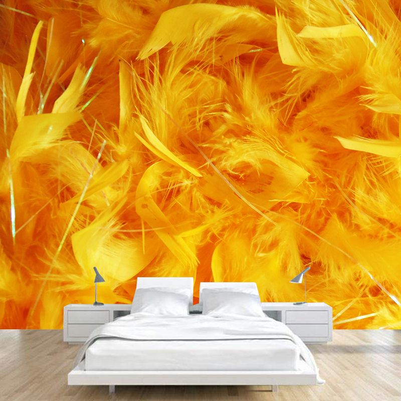 Feather Mildew Resistant Wallpaper Photography Sleeping Room Wall Mural