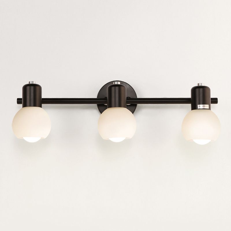 Éclairage mural en forme de balle en verre minimaliste luminaire mural en verre mural