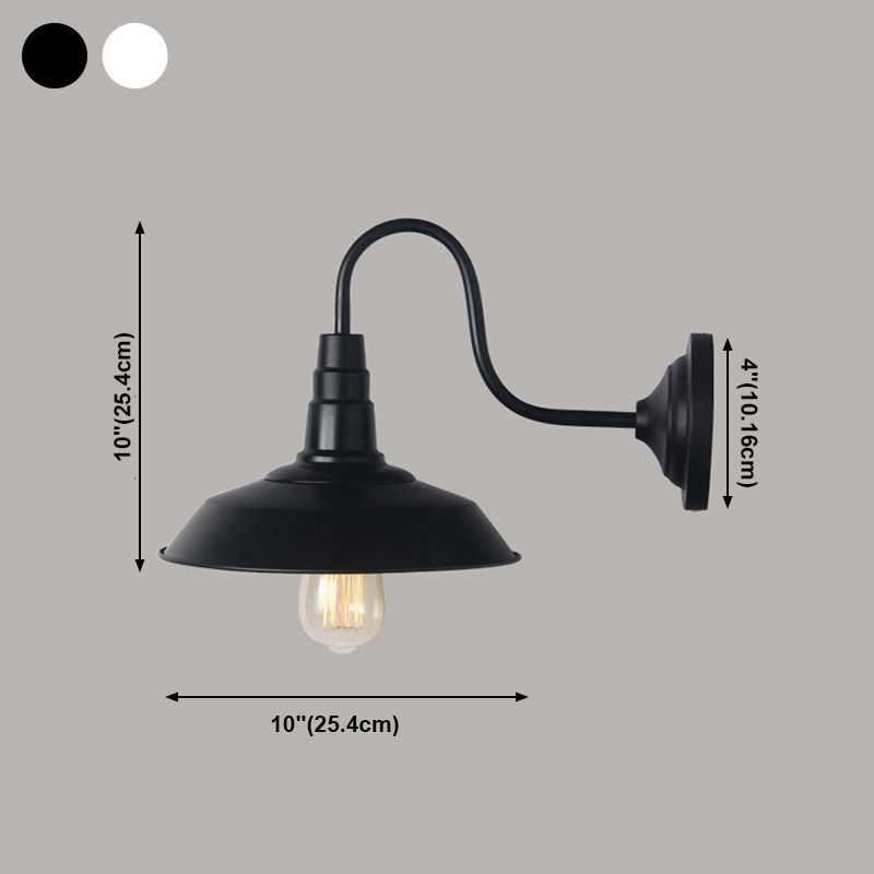 Lampada a muro di applione da parete in stile industriale a sparo da parete in metallo lampada montata