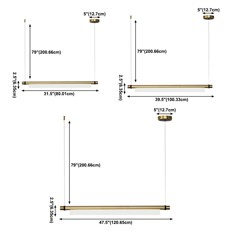 Modern Rectangle Island Lighting Fixtures 1-Light Restaurant LED Suspension Lamp
