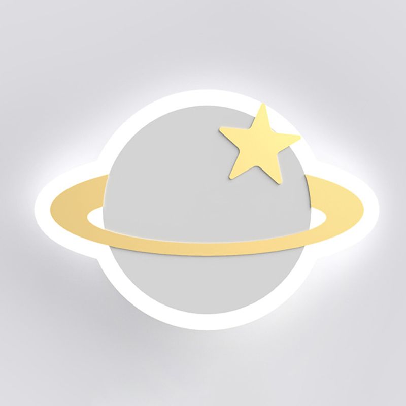 Kids Multiple Shaped Wall Mounted Light Fixture Bedroom Wall Mount Light Fixture