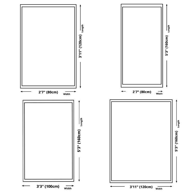 Mitte des Jahrhunderts Medaillon Muster Teppich Polyester Fläche Teppich nicht rutschfestem Innenteppich für Wohnzimmer