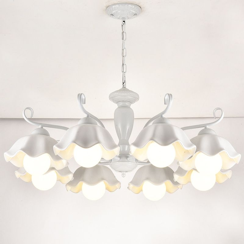 Lampada a sospensione a sospensione a sospensione in stile multi-testa Lampada a forma di lampadario per soggiorno per soggiorno