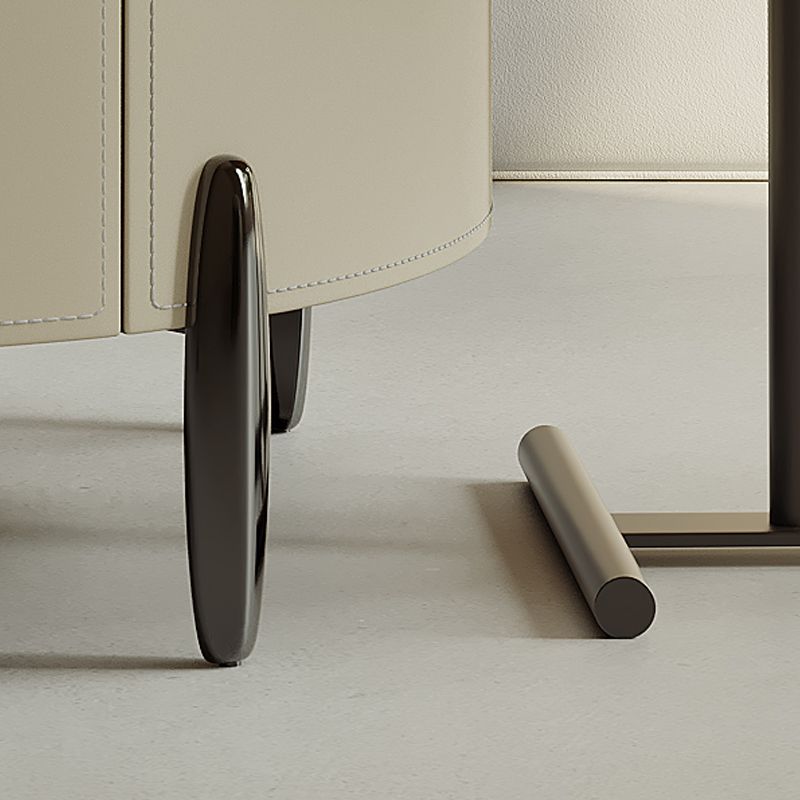Contemporary Coffee Table Round 3 Legs Slate Coffee Cocktail Table