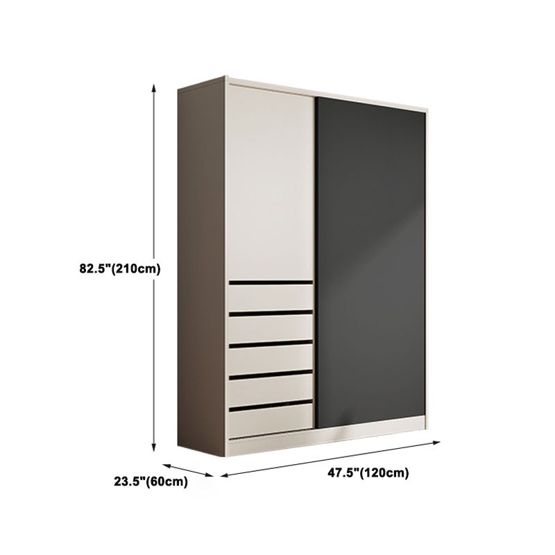 Manufactured Wood Storage Cabinet Contemporary Cabinet with Drawers
