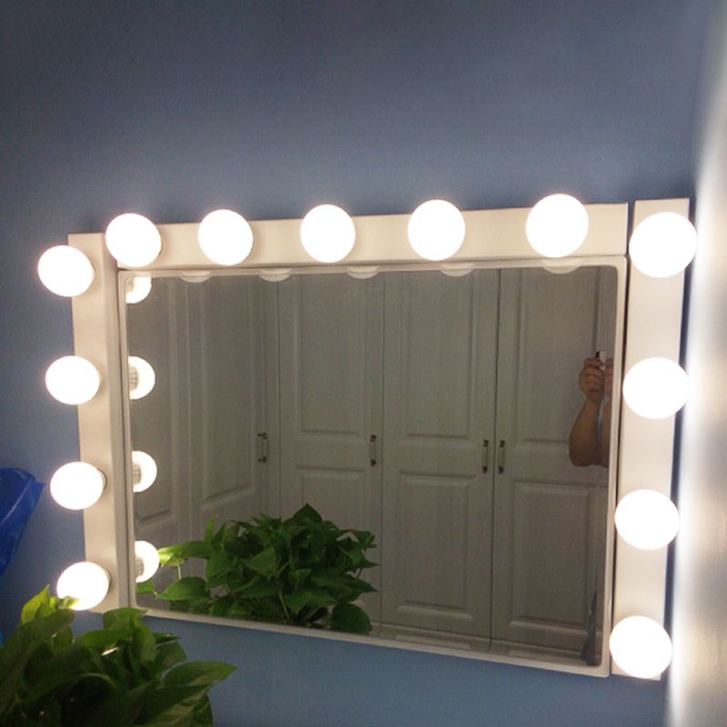 Metal Rectangular Wall Sconce Lighting Nordic Style Wall Lighting Fixture in White