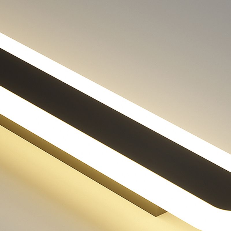 Lineare Form Metall Wandleuchten moderner Stil 1-Licht-Wandhalterung Beleuchtung