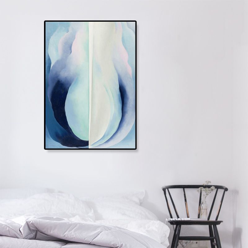 Toile d'art moderne imprimée, peintures de couleur claire, motif ombré, décor mural pour galerie
