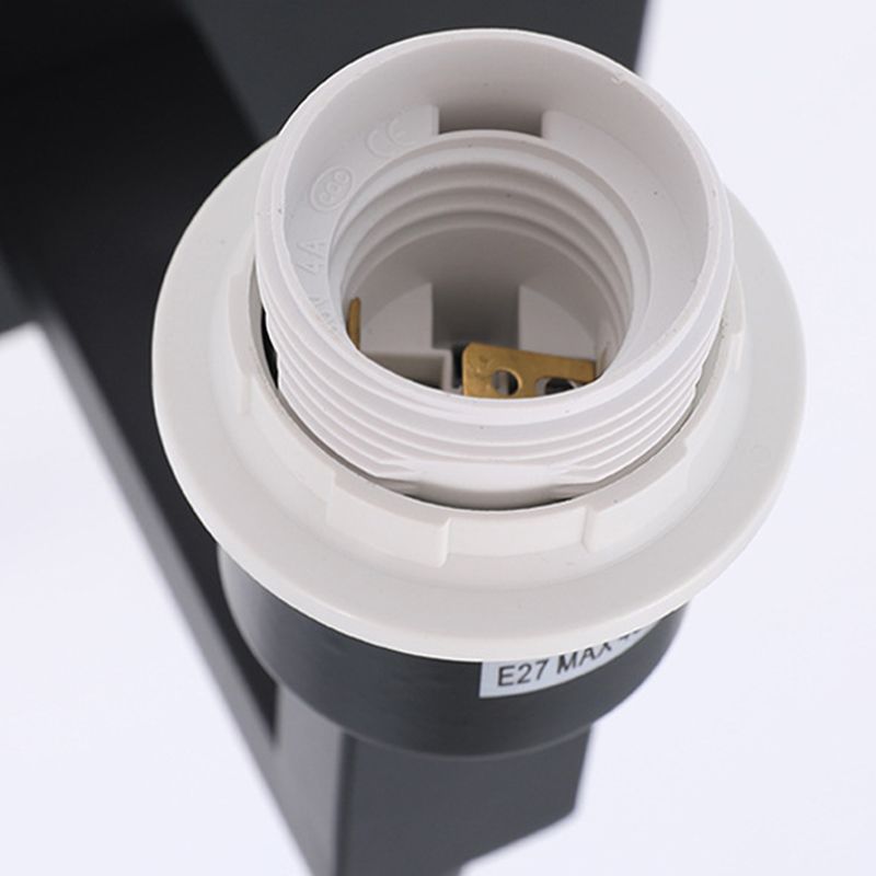 Modern Metal Wall Sconce Cylinder Shape Wall Light with Fabric Shade for Bedroom