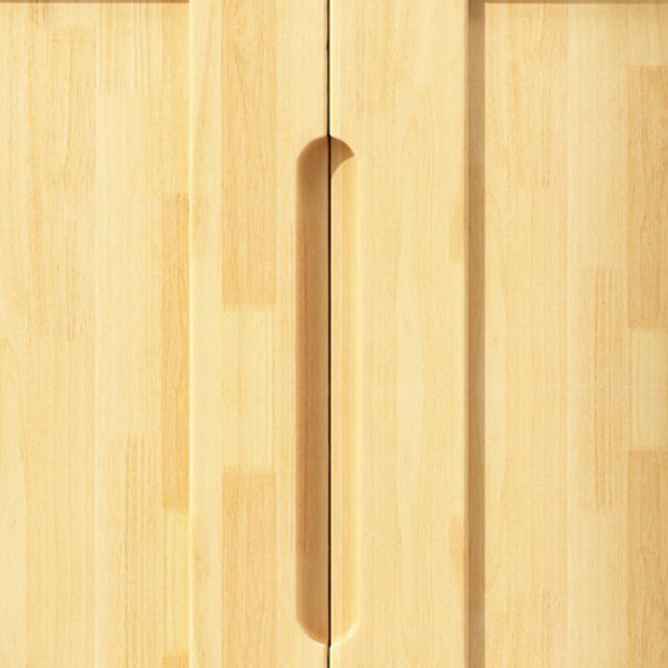 Rubberwood Bedroom Storage Cabinet Traditional Matte Finish Cabinet